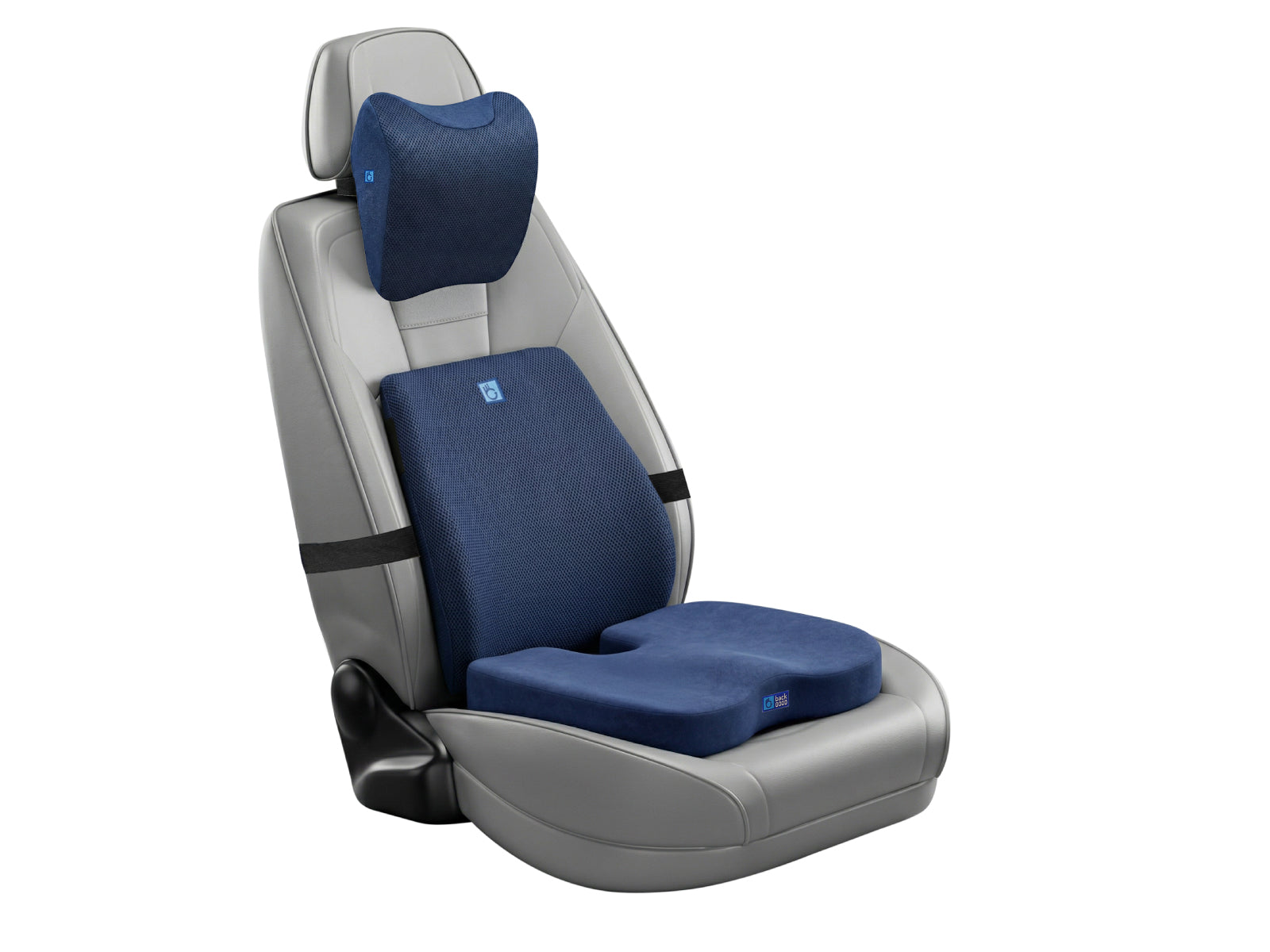 Travel Combo - Coccyx Seat + Travel Plus + Neckrest with Shoulder Support