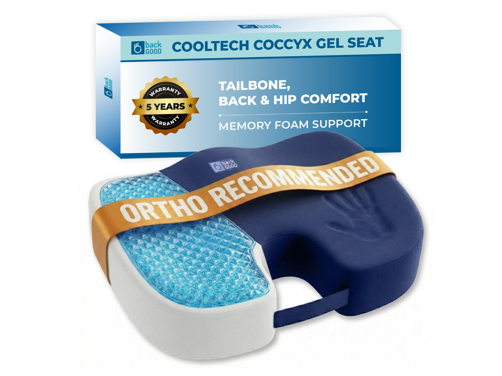 BackGood Coccyx Gel Seat