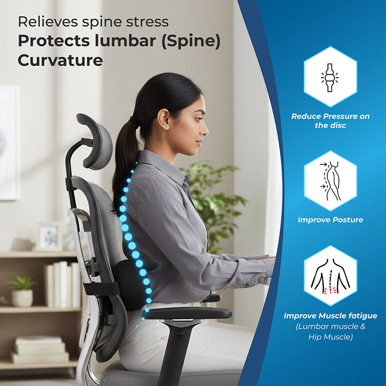 BackGood Lumbar Roll Cushion