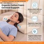 SleepGood Organic Pillow - Pack of 2