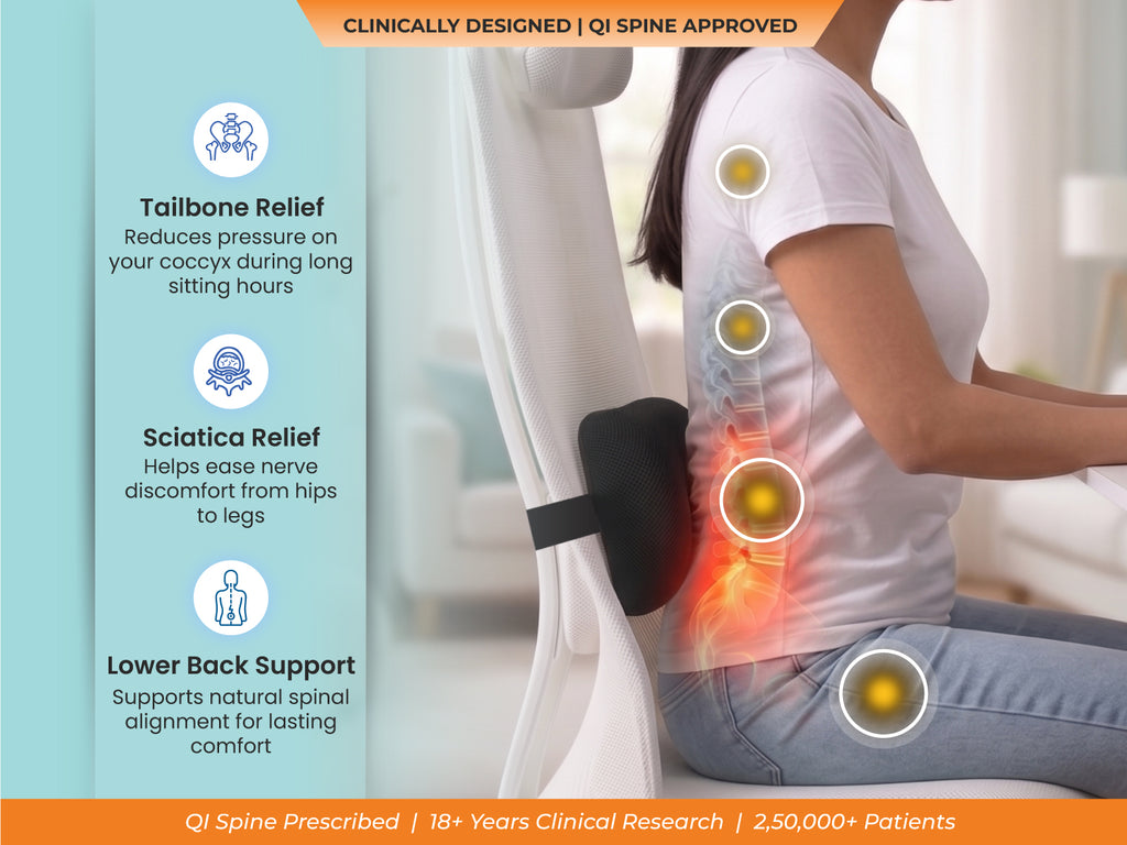 BackGood Lumbar Roll Cushion