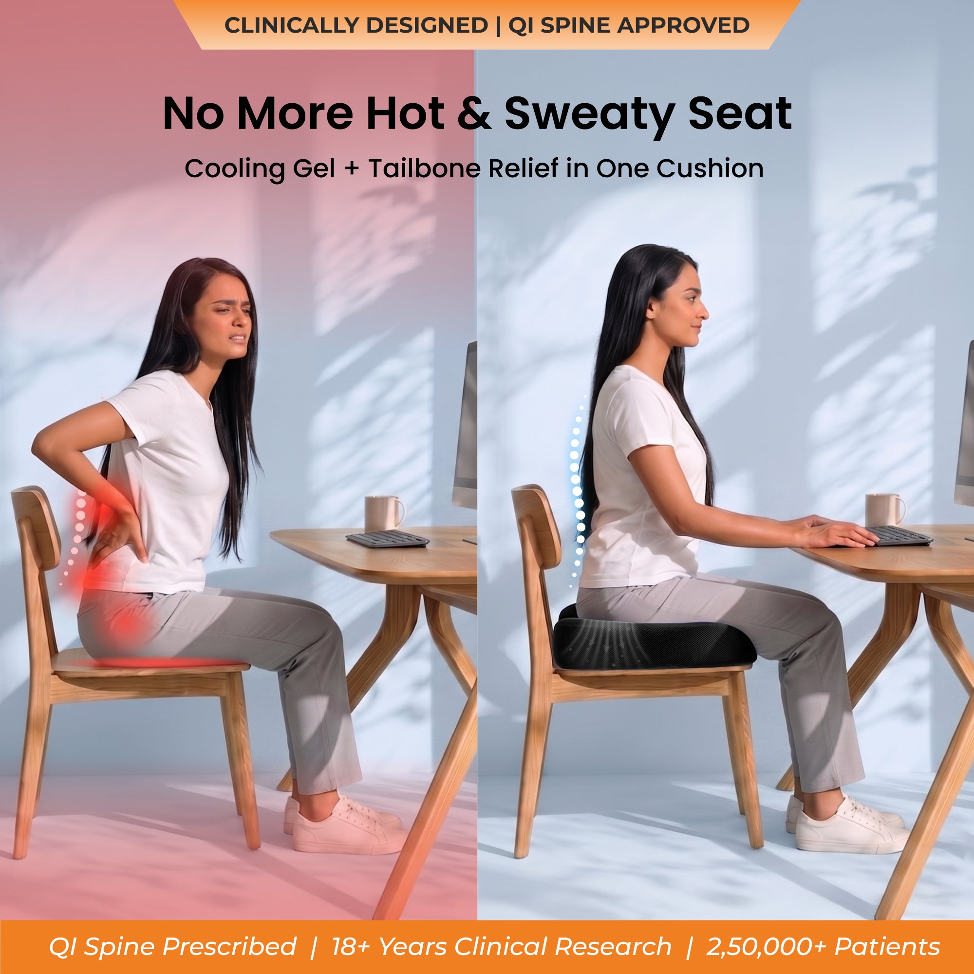 BackGood Coccyx Gel Seat