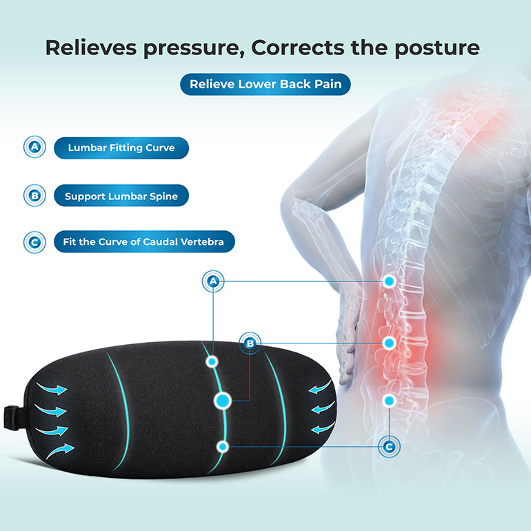 BackGood Lumbar Roll Cushion