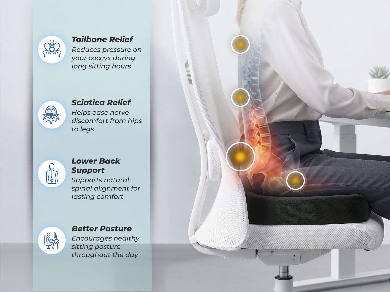 BackGood Coccyx Seat