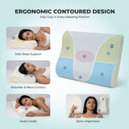 SleepGood Memory Foam Pillow - Set of 2