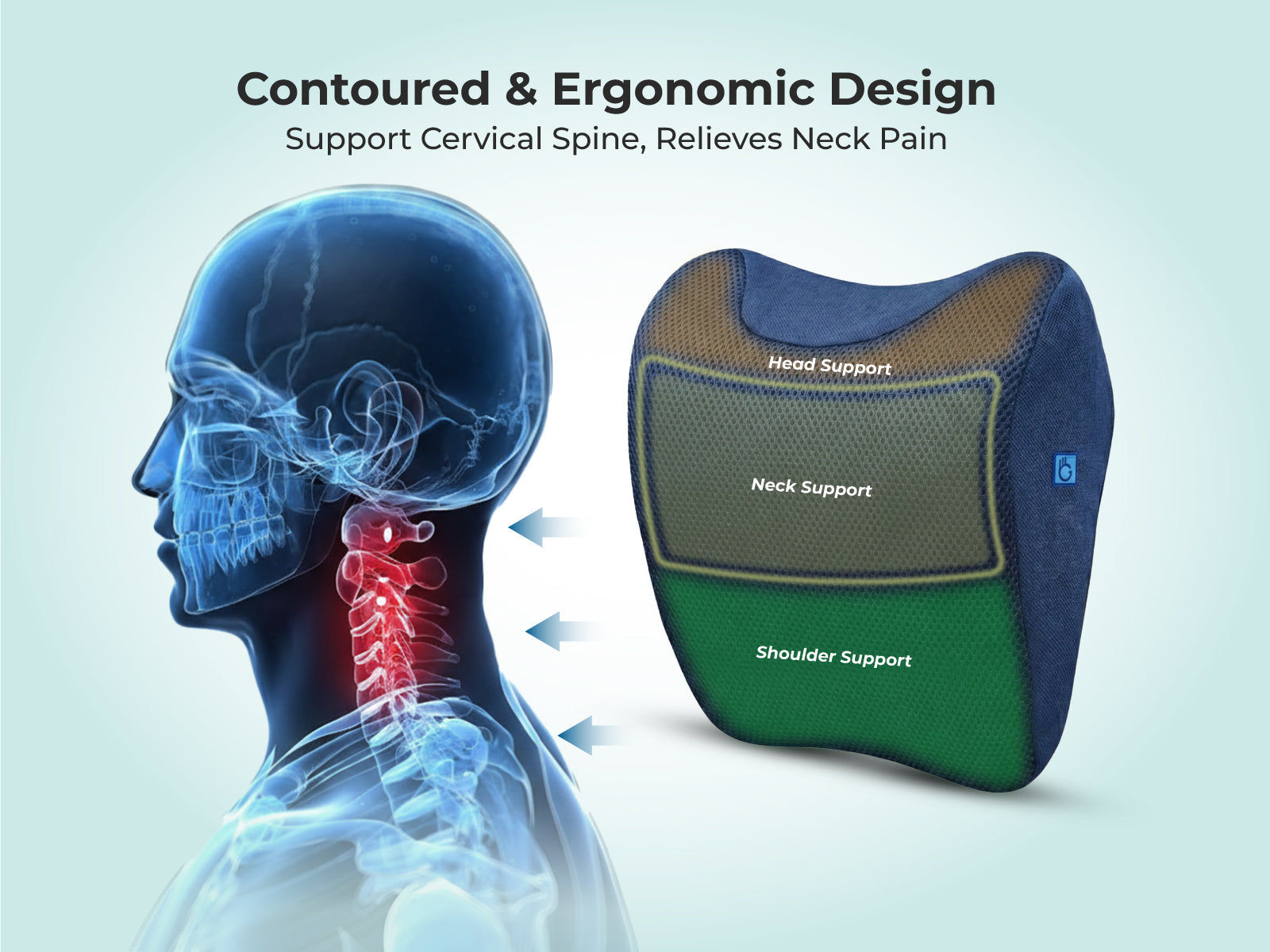 BackGood NeckRest with Shoulder Support
