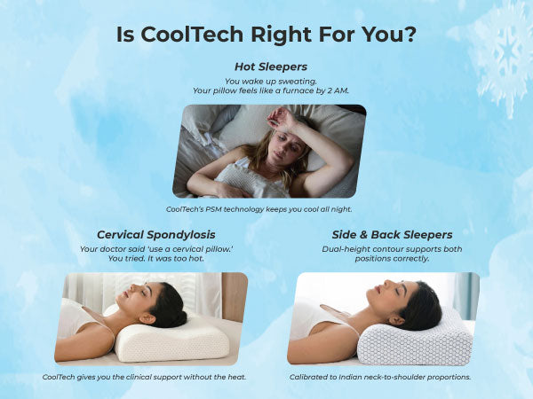 Versatile Sleeping Positions. Personalized Relief.
