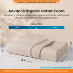 SleepGood Organic Cervical Pillow