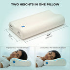 SleepGood Cervical Memory Foam Pillow
