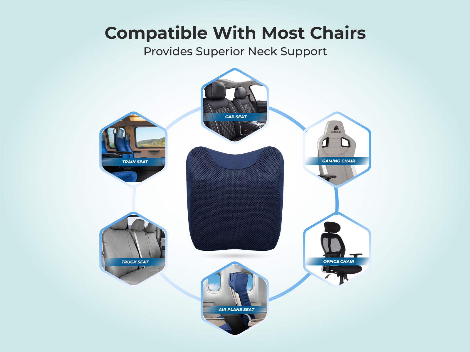 BackGood NeckRest with Shoulder Support