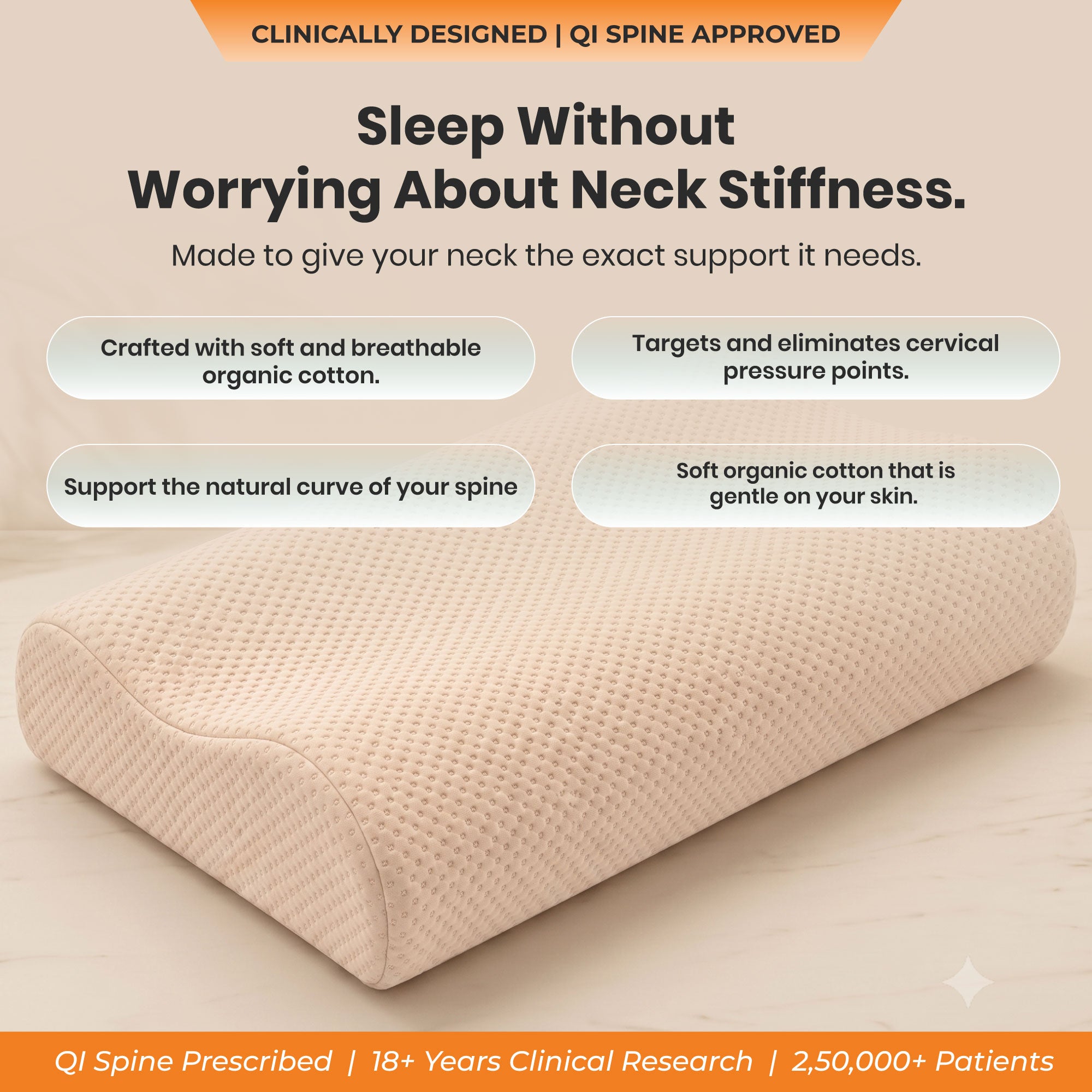 SleepGood Organic Cervical Pillow