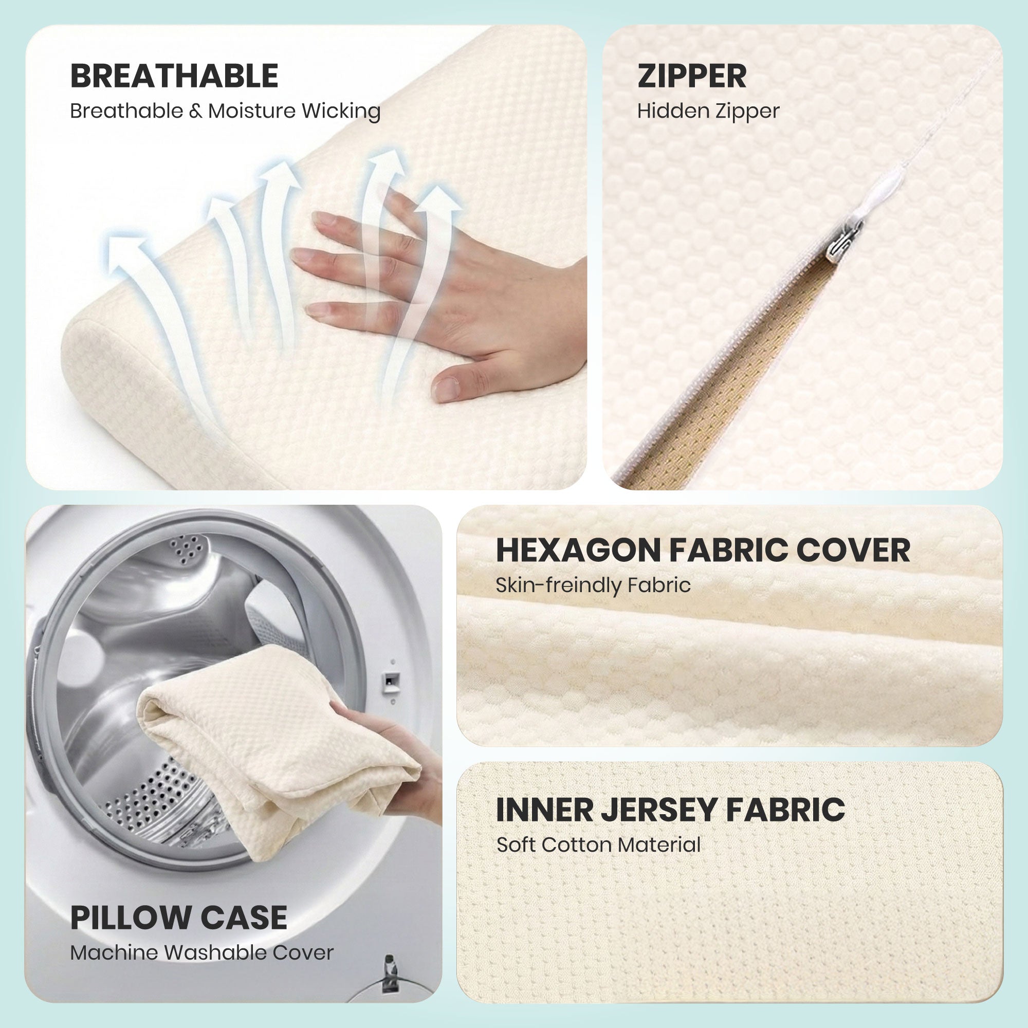 SleepGood Cervical Memory Foam Pillow