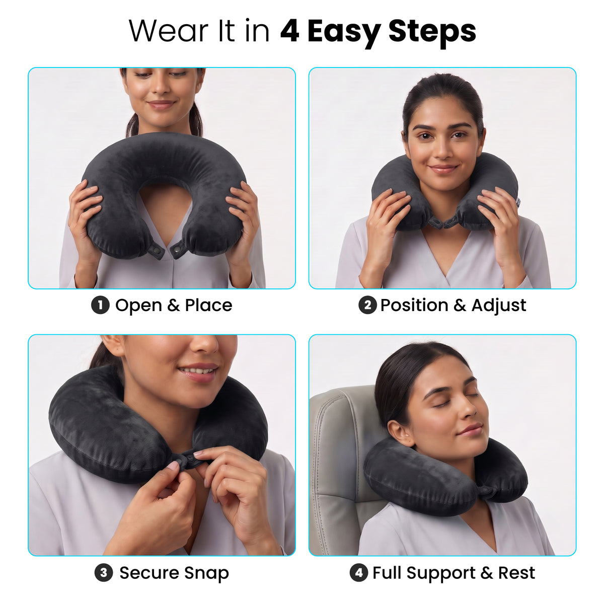 BackGood Classic Travel Pillow