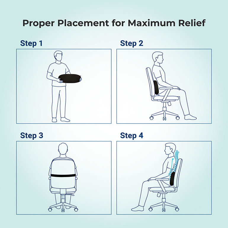 BackGood Lumbar Roll Cushion