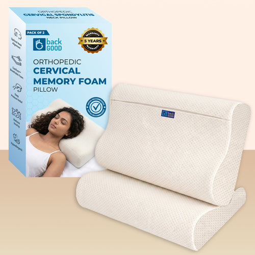 SleepGood HR Foam Pillow - Set of 2
