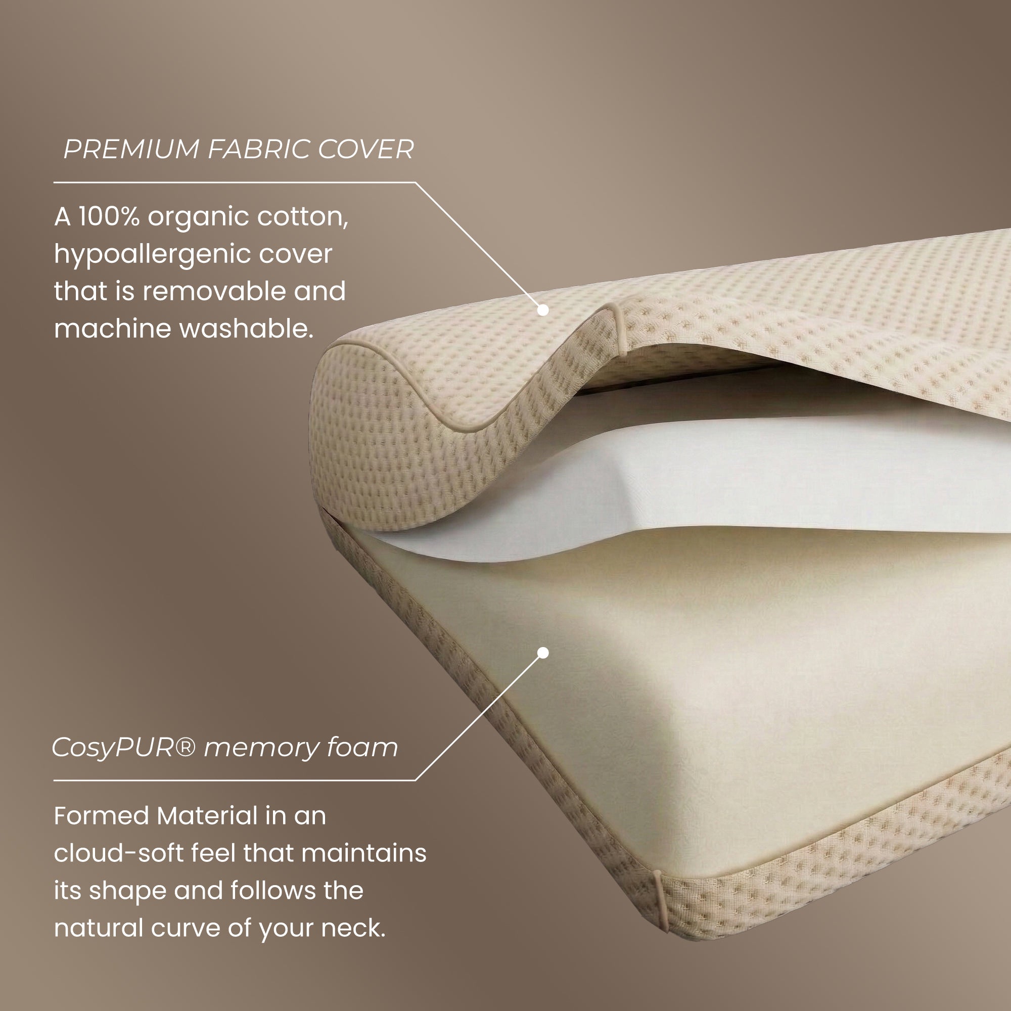 BackGood Organic Cervical Pillow
