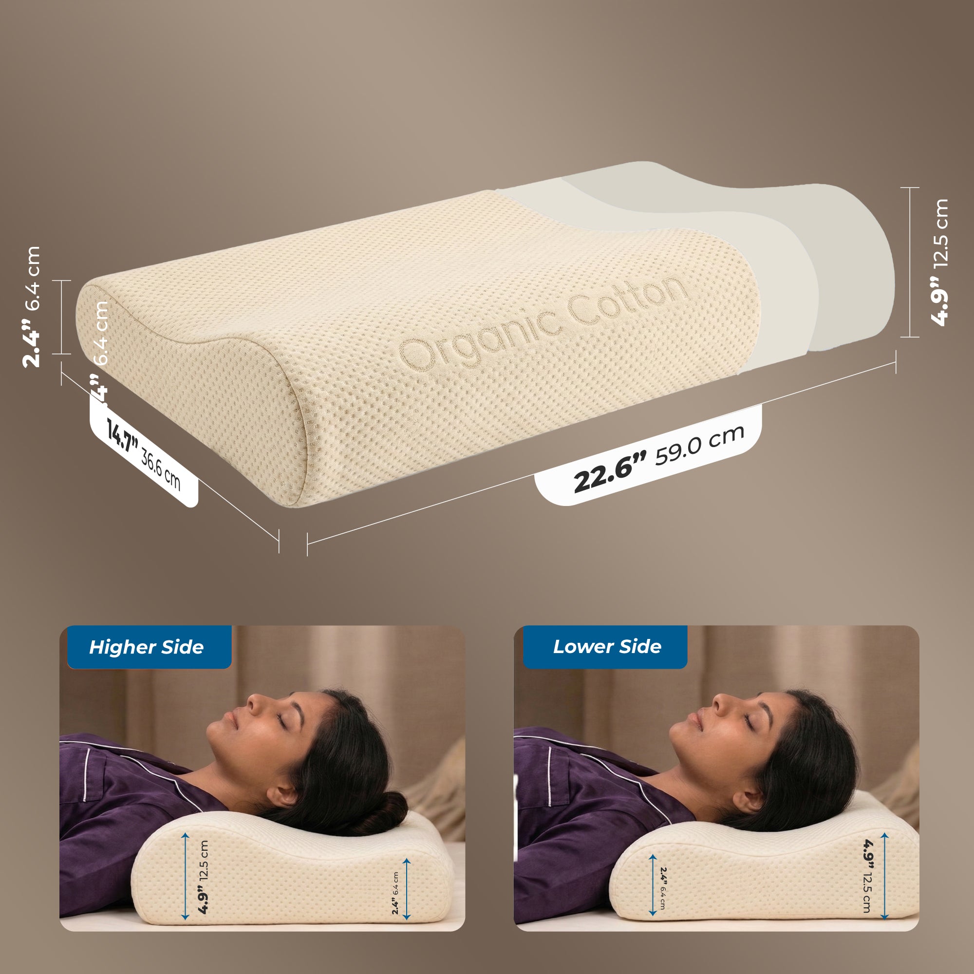 BackGood Organic Cervical Pillow