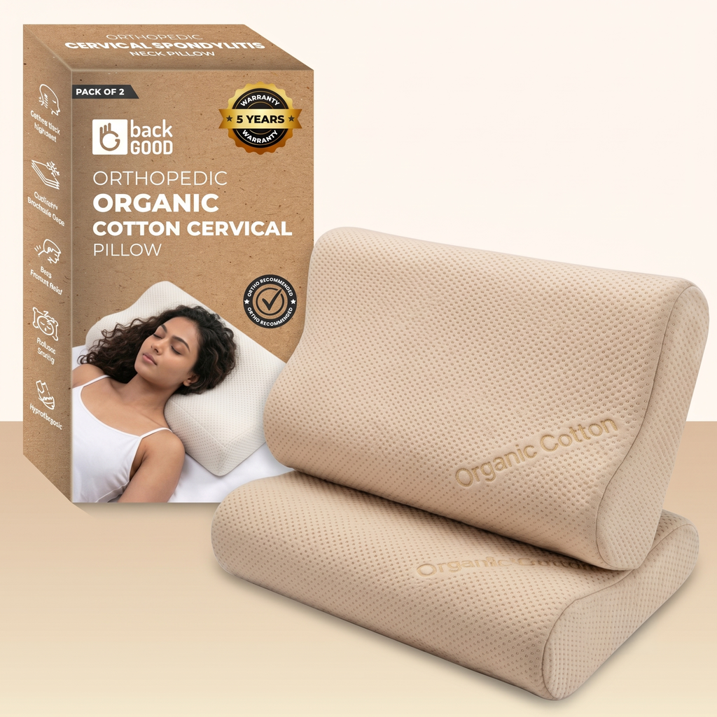 BackGood Organic Pillow - Set of 2