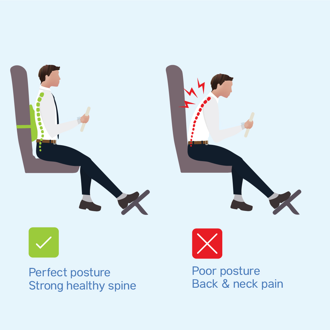 Travel Plus – Back Support Cushion – BackGood