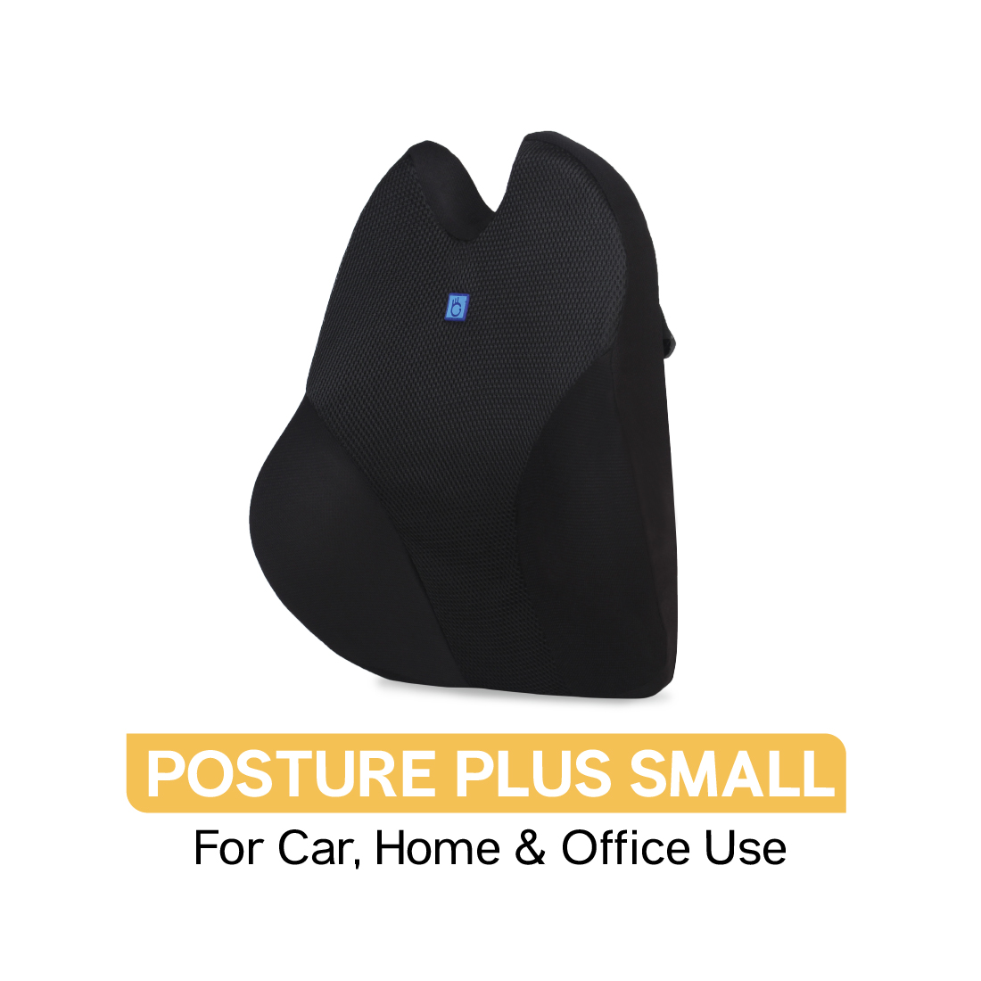 BackGood Adjustable Posture Plus – Ergonomic Lumbar Support for Back Pain  Relief, Improved Posture Spinal Alignment Compact Cushion for Office, 