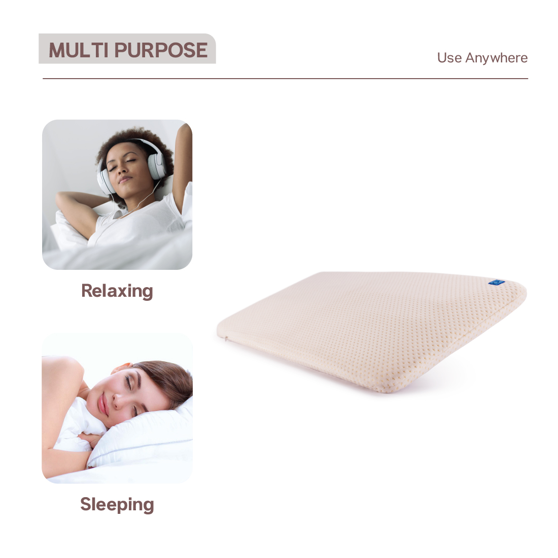Sleep Back Pillow – Multifunctional Bed Back/Lumbar Support